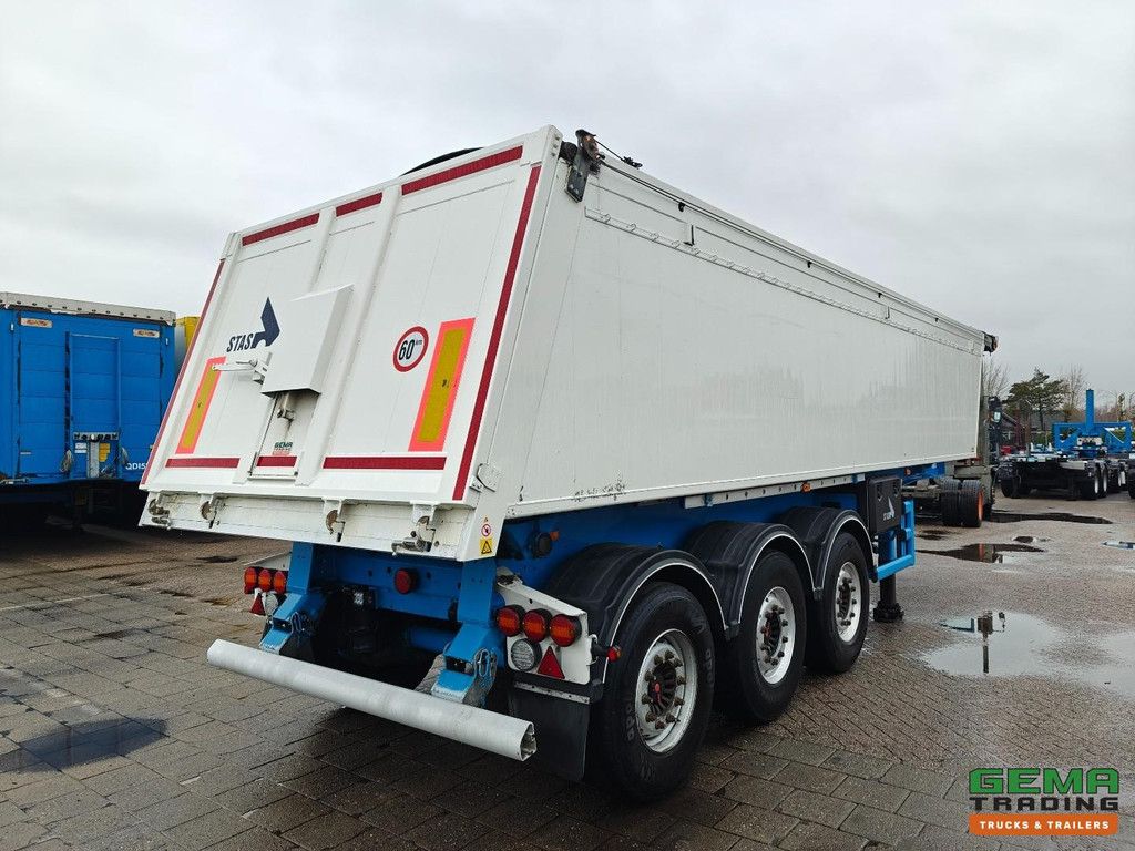 Stas S300CX 3-axle SAF - Tipper 30m³ - ALU/ALU - Teflon floor plate - Disc brakes - Alcoa