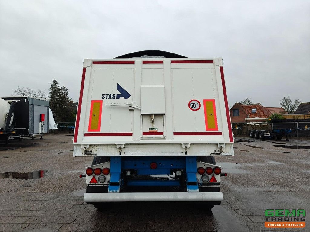 Stas S300CX 3-axle SAF - Tipper 30m³ - ALU/ALU - Teflon floor plate - Disc brakes - Alcoa
