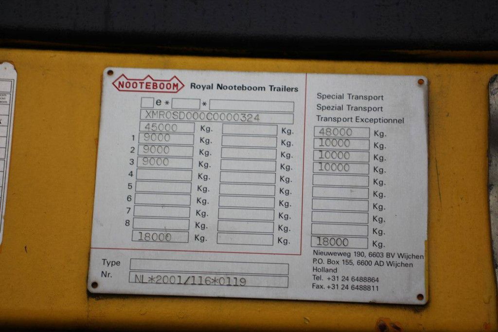 Halbtieflader Nooteboom OSDS-48-03V
