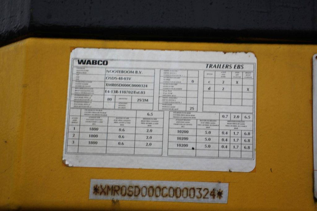 Halbtieflader Nooteboom OSDS-48-03V