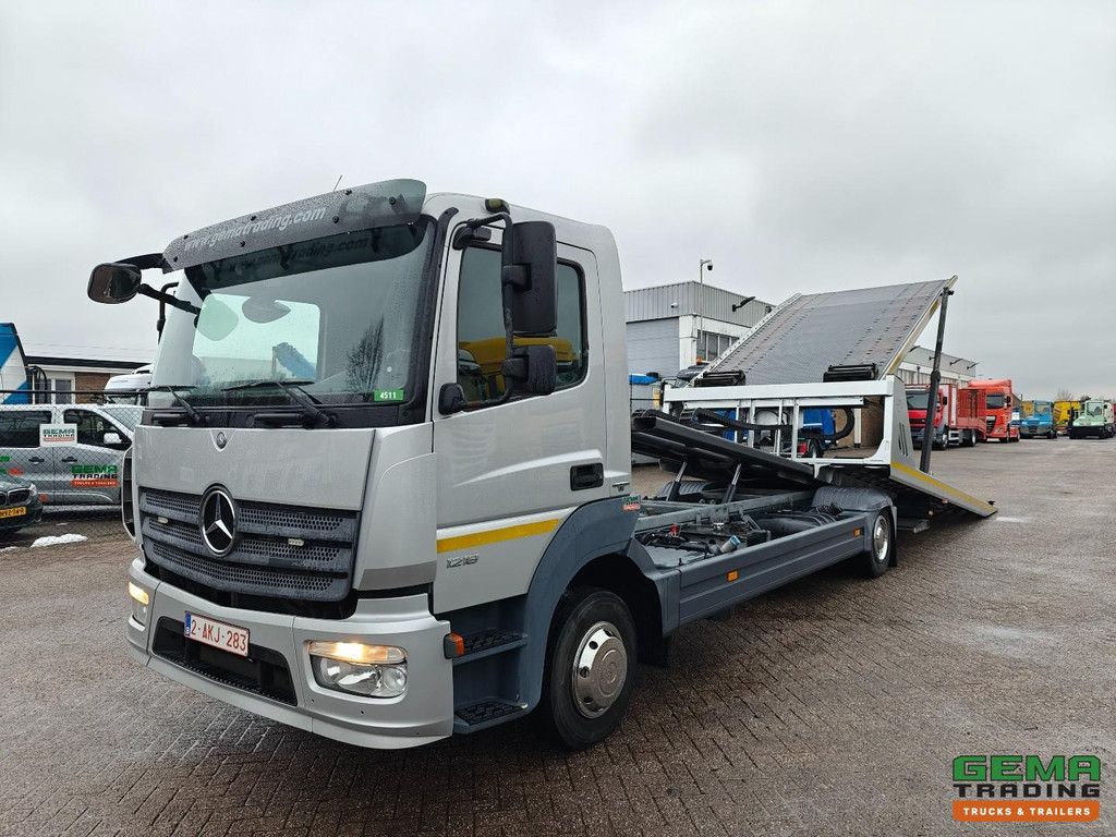 Mercedes-Benz Atego 1218 4x2 Tageskabine (3-Sitzer) Euro 6 – SVJ SP55 Doppellader mit Brill 1500 kg + Seilwinde 3500 kg – Fernbedienung – 06/2026 APK