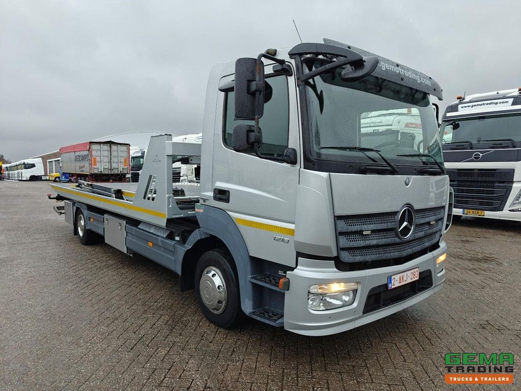 Mercedes-Benz Atego 1218 4x2 Tageskabine (3-Sitzer) Euro 6 – SVJ SP55 Doppellader mit Brill 1500 kg + Seilwinde 3500 kg – Fernbedienung – 06/2026 APK