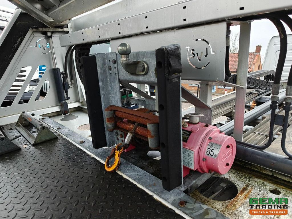 Mercedes-Benz Atego 1218 4x2 Tageskabine (3-Sitzer) Euro 6 – SVJ SP55 Doppellader mit Brill 1500 kg + Seilwinde 3500 kg – Fernbedienung – 06/2026 APK