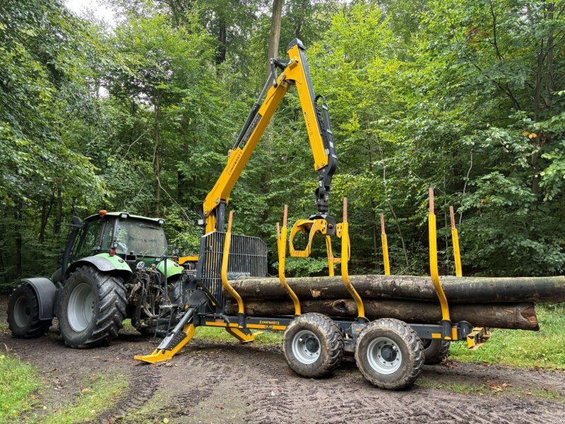 Uniforst 14.49 Rückewagen 8573 Forstkran Druckluft