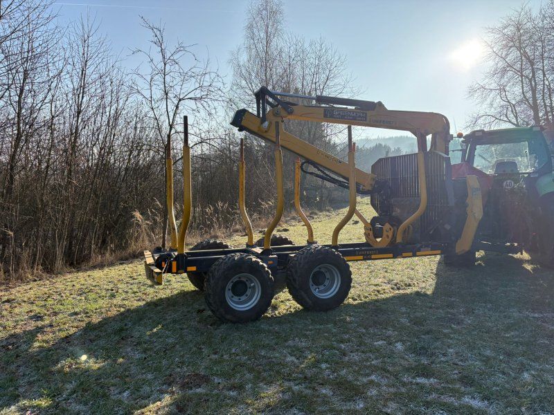 Uniforst 14.49 Rückewagen 8573 Forstkran Druckluft