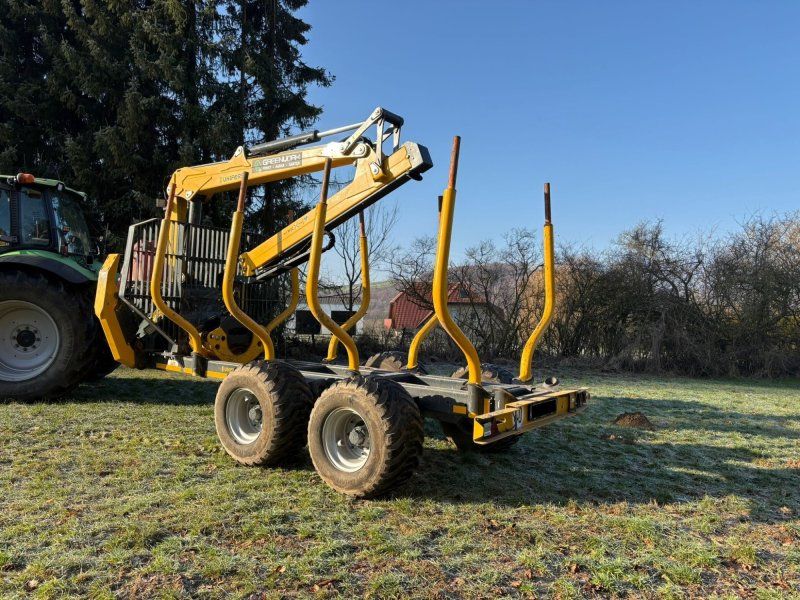 Uniforst 14.49 Rückewagen 8573 Forstkran Druckluft