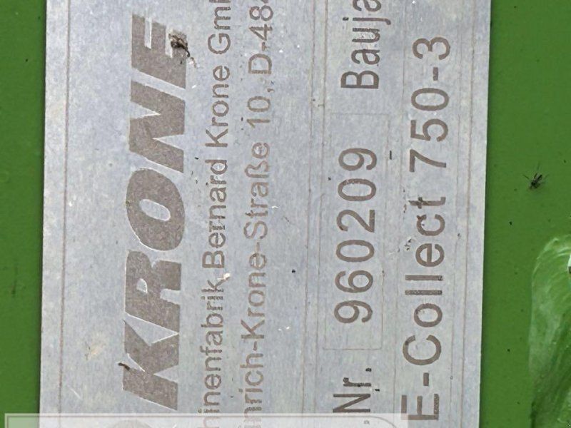 Krone EasyCollect 750-3