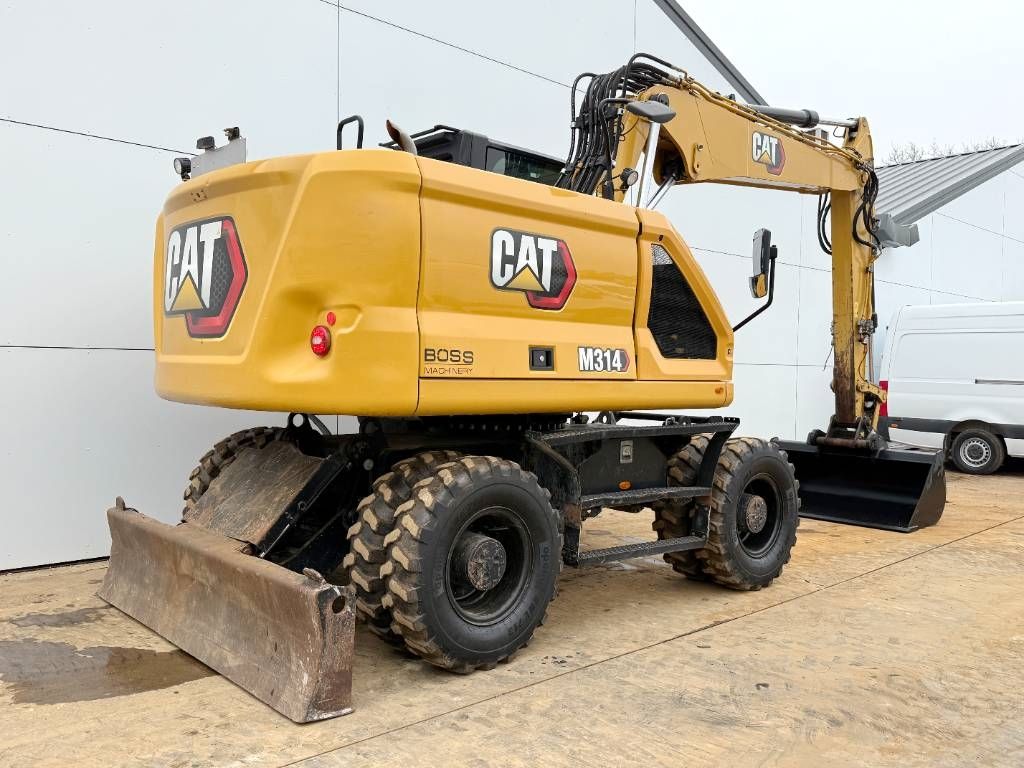 CAT M314 07A - Brand New Bucket / Triple Boom