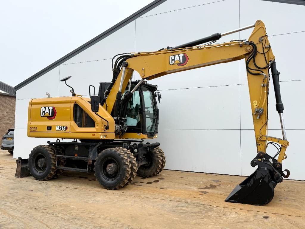 CAT M314 07A - Brand New Bucket / Triple Boom