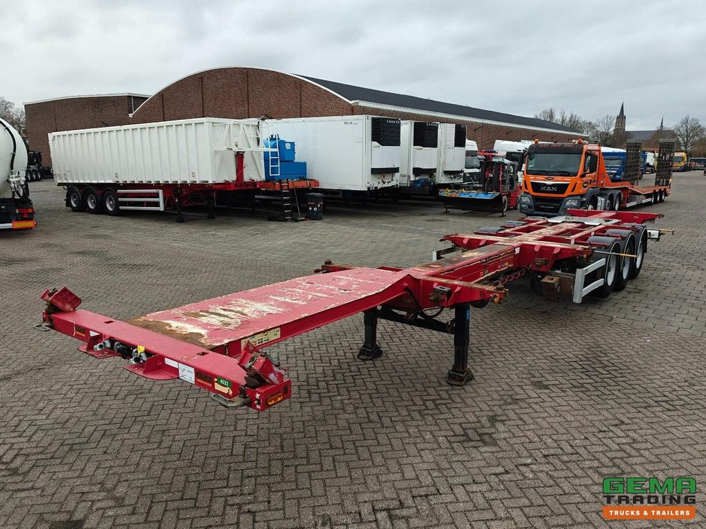 D-Tec FT-43-03V 3 Axles BPW - ADR - LiftAxle - Drum brakes - All connections
