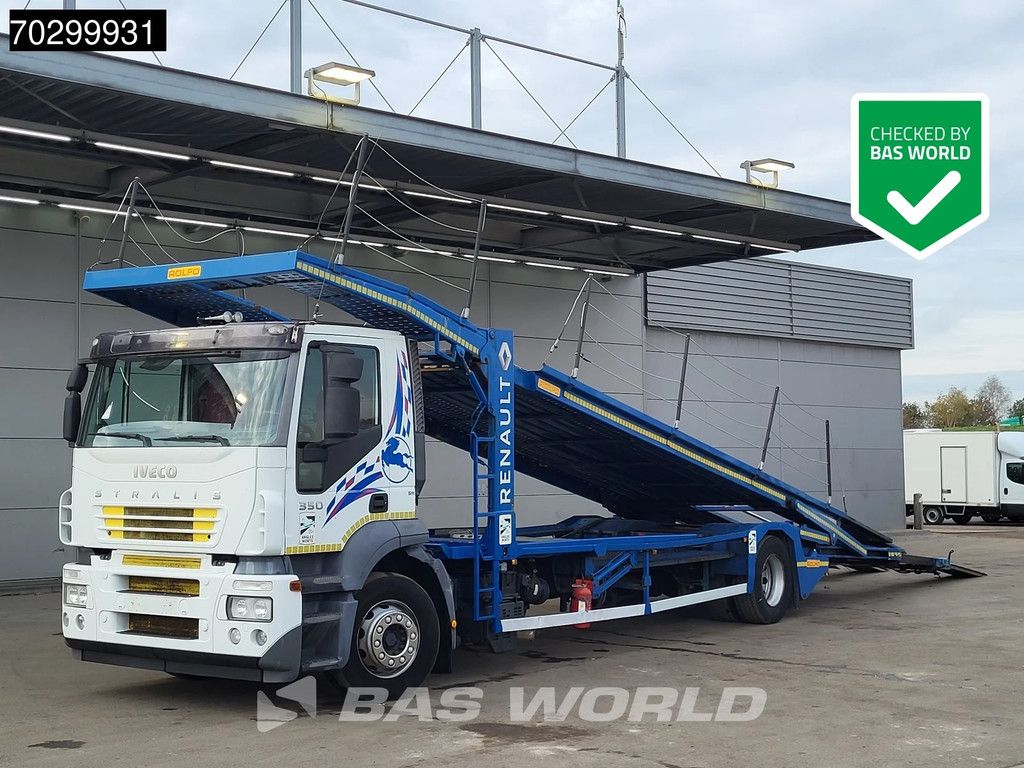 Iveco Stralis 350 4X2 19tons Rolfo Car transporter Winch Manual Euro 3