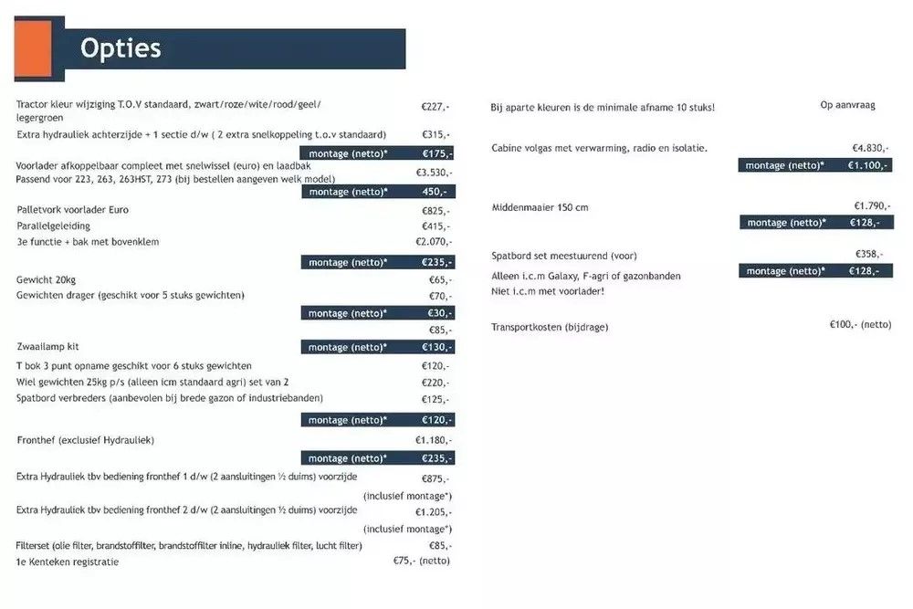 Captain D263 H with Front Loader – from €299.00 per month