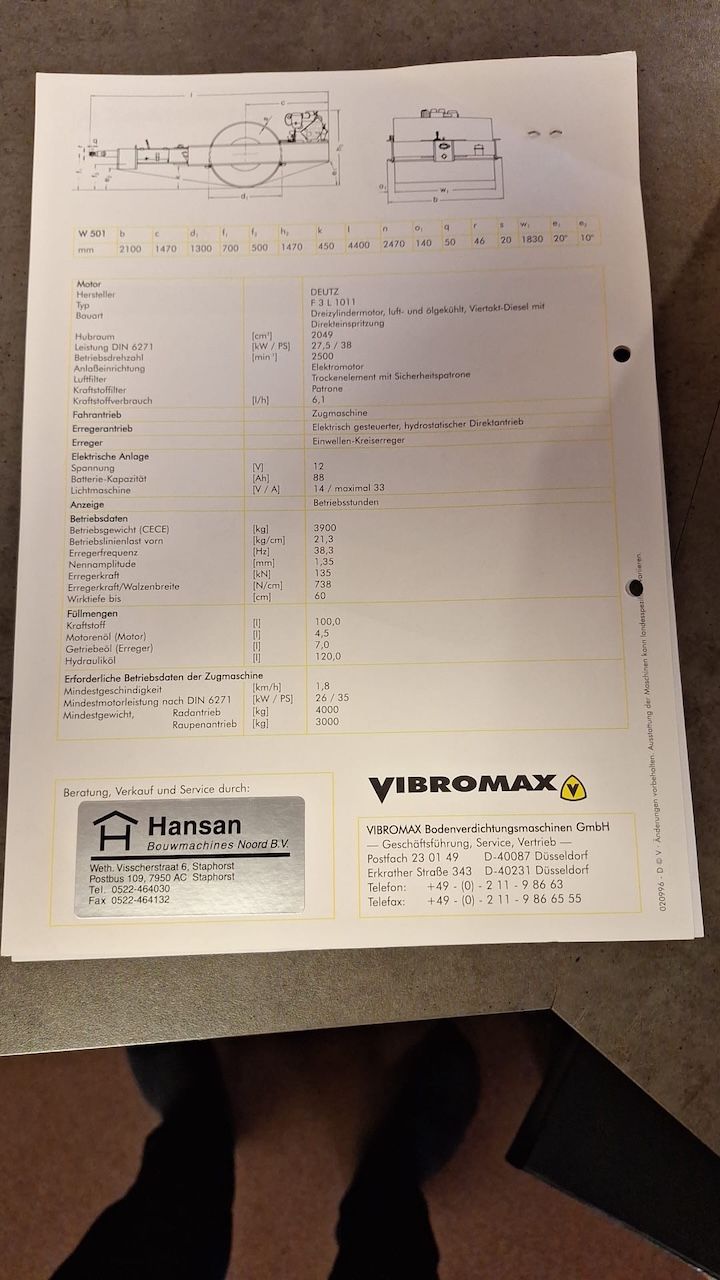 Case Vibromax wals W501