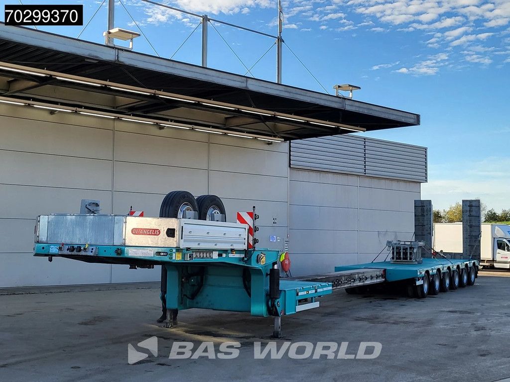 De Angelis 6SA00 Extendable750cm 6xSteeringaxle Hydraulic Neck Ramps