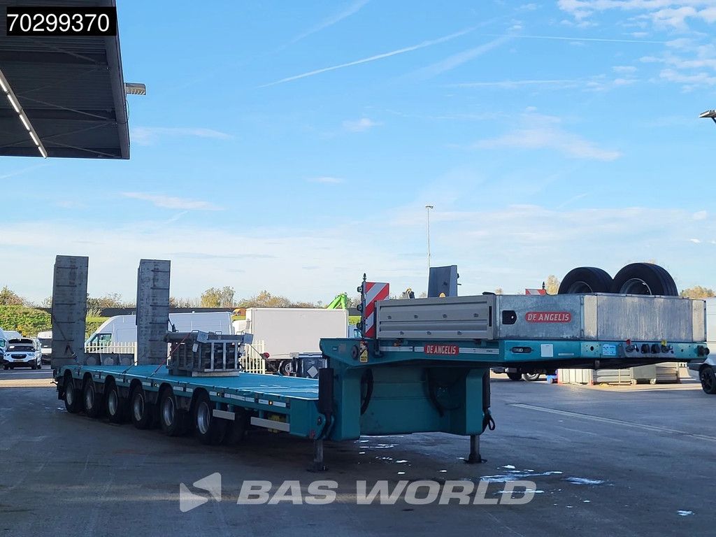 De Angelis 6SA00 Extendable750cm 6xSteeringaxle Hydraulic Neck Ramps