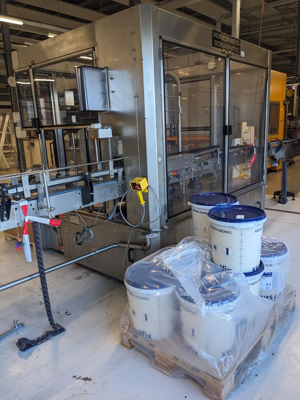 Krones Natlijm etiketeer machine, Bonamatic 090857