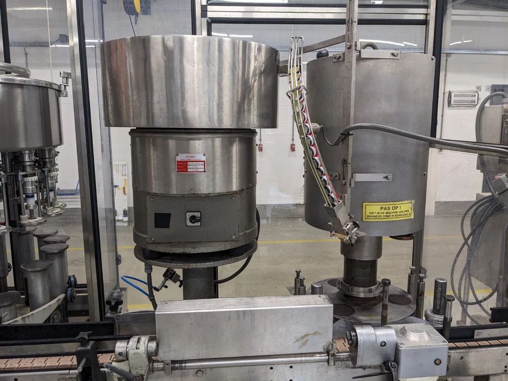 Cobert / Bertolaso Flessen vul-en sluit machine, Olympia 16 / Sigma 103