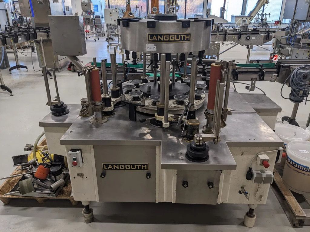 Langguth Natlijm etiketeer machine, E55 - 3/10