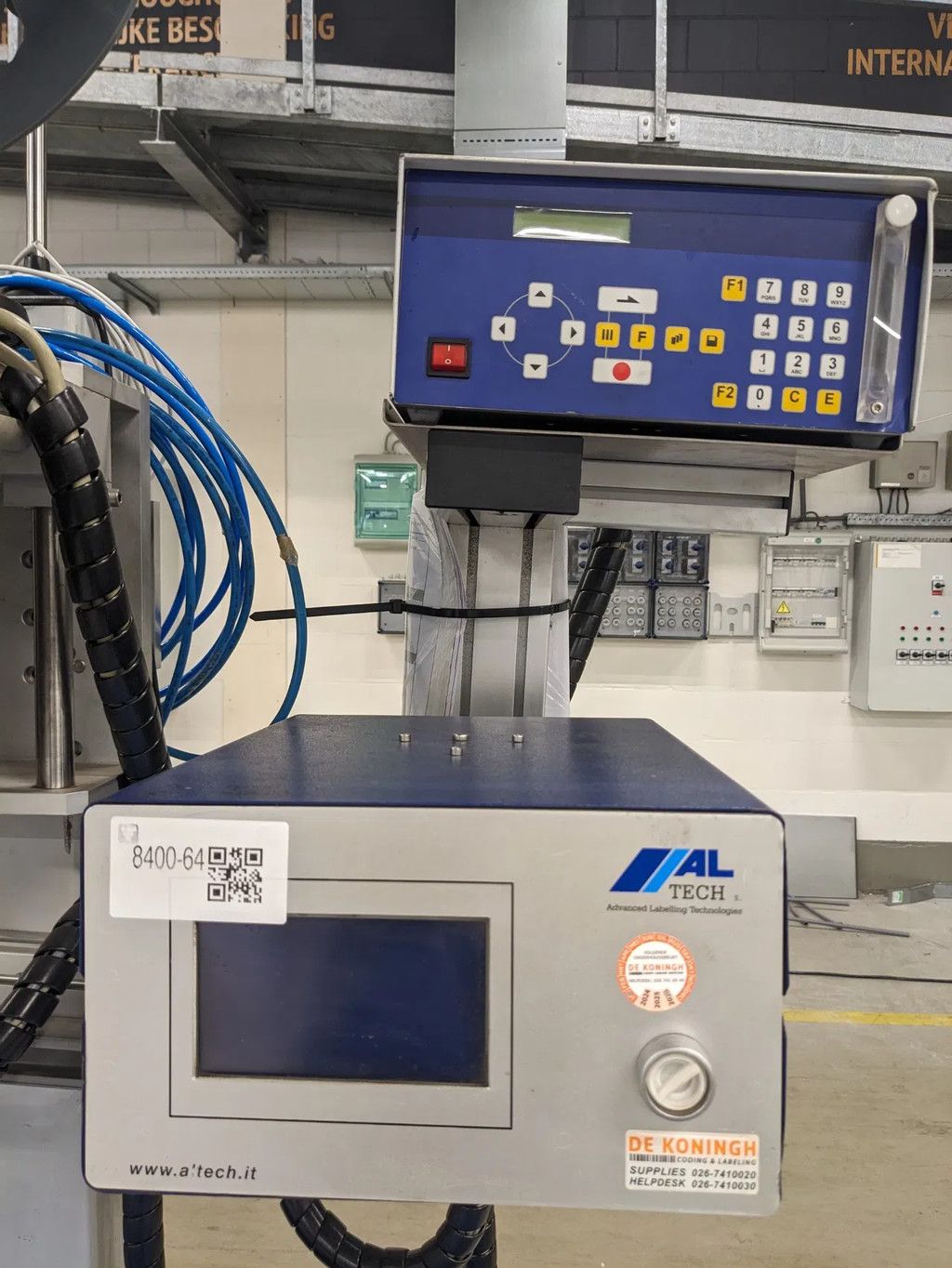 Altech Zelfklevende etiketeer machine, Alritma