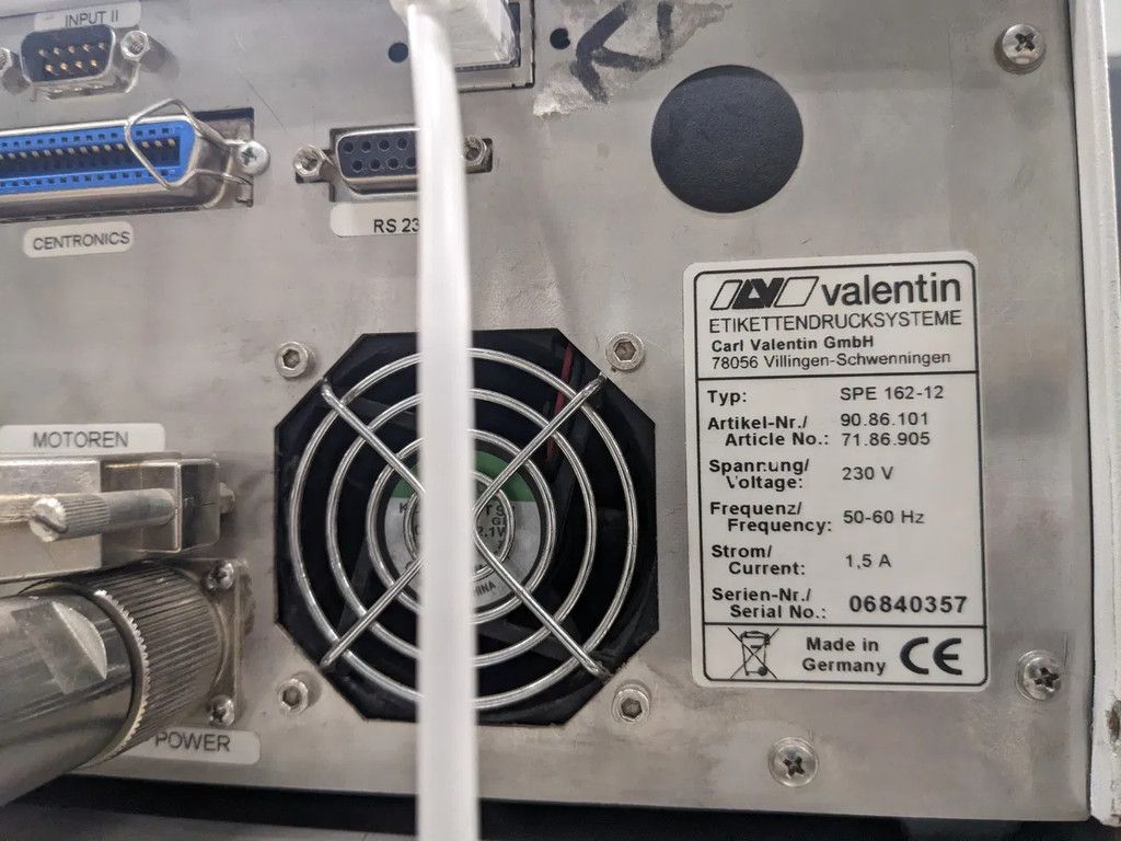 Altech Zelfklevende etiketeer machine, Alritma