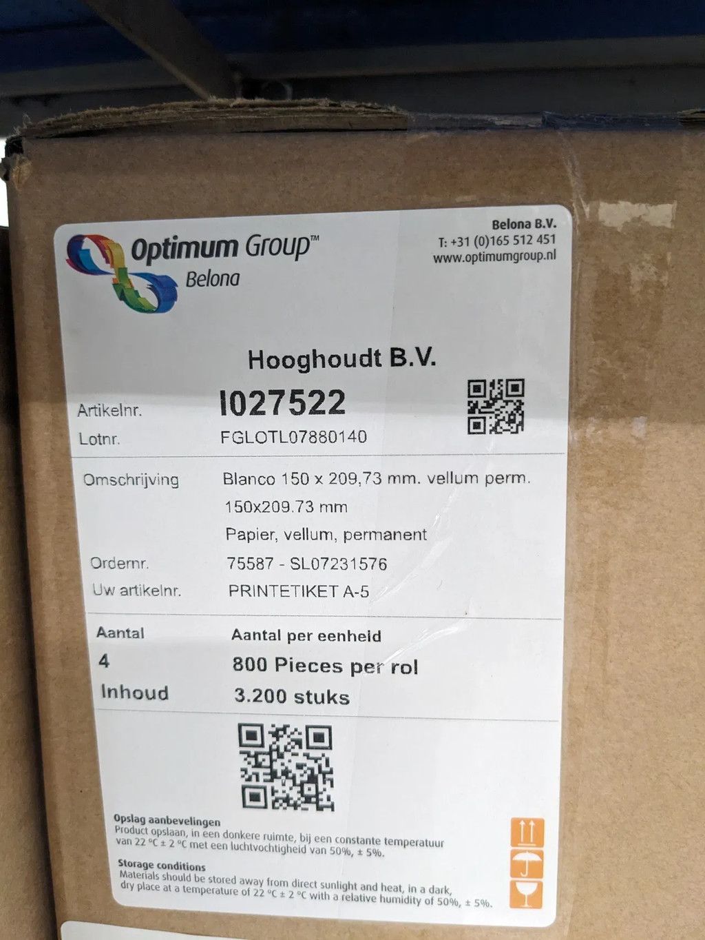 Altech Zelfklevende etiketeer machine, Alritma