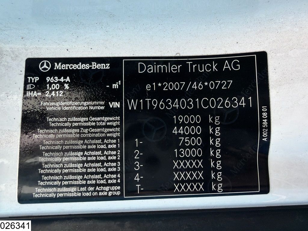 Mercedes Actros 1845 EURO 6d