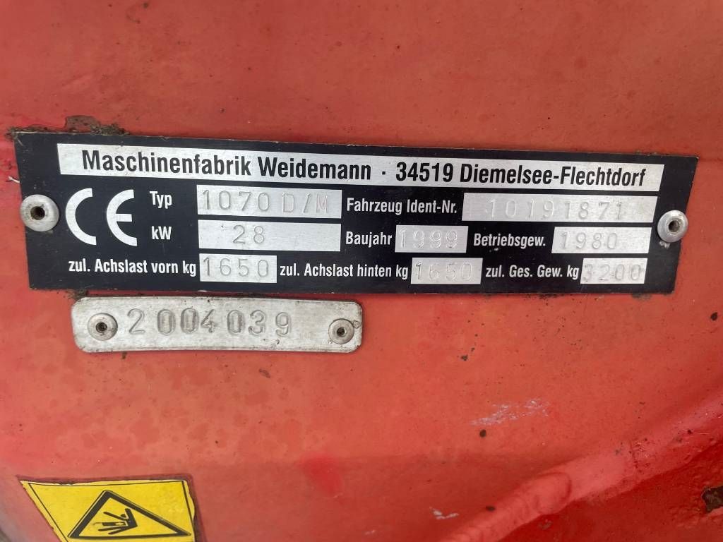 Weidemann 1070D/M