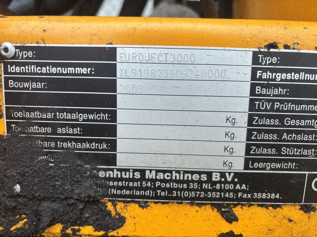 VEENHUIS EUROJECT 3000 7.60 MTR