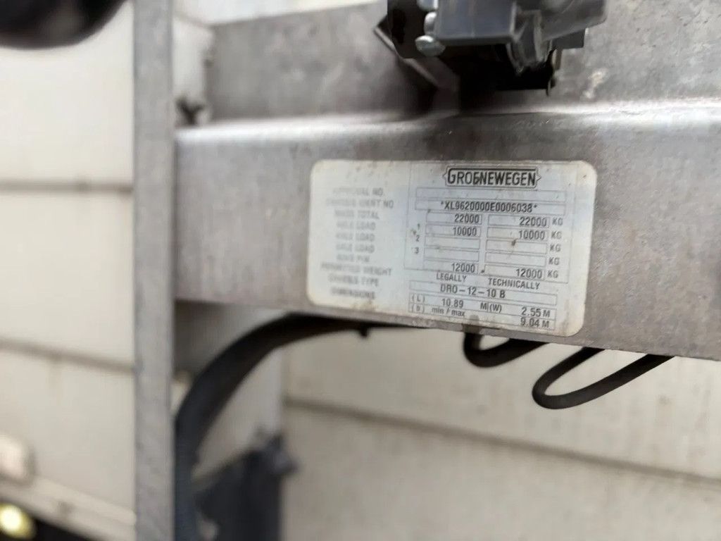 Groenewegen 11M City-trailer Stuuras Dhollandia Laadklep 2000KG APK 05-2026