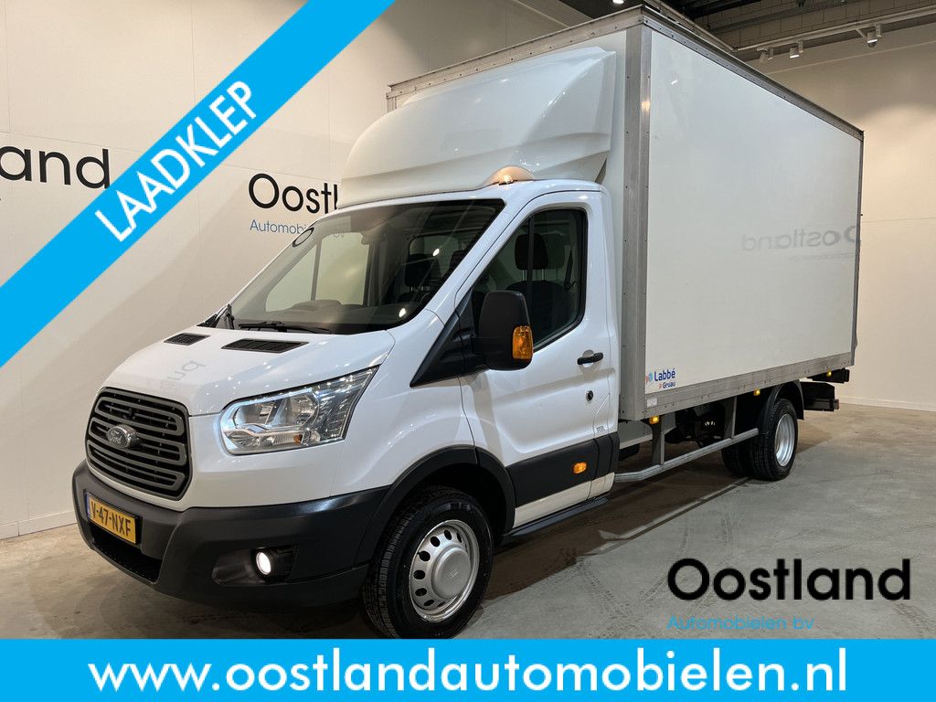 Ford Transit 350 2.0 TDCI L4 170 PK RWD Bakwagen / Dhollandia Laadklep / Meubelbak / Euro 6 / Dubbel Lucht / Airco / Cruise Control / 3-Zits / 91.000 KM !!