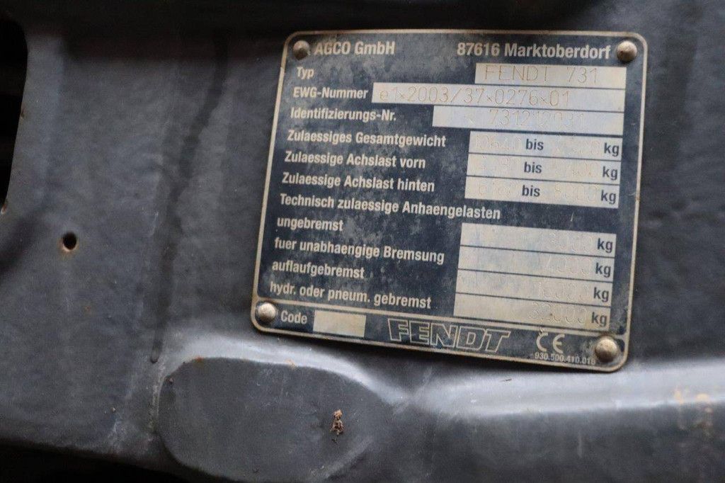 Traktor Fendt 820 Vario TMS Diesel 2008