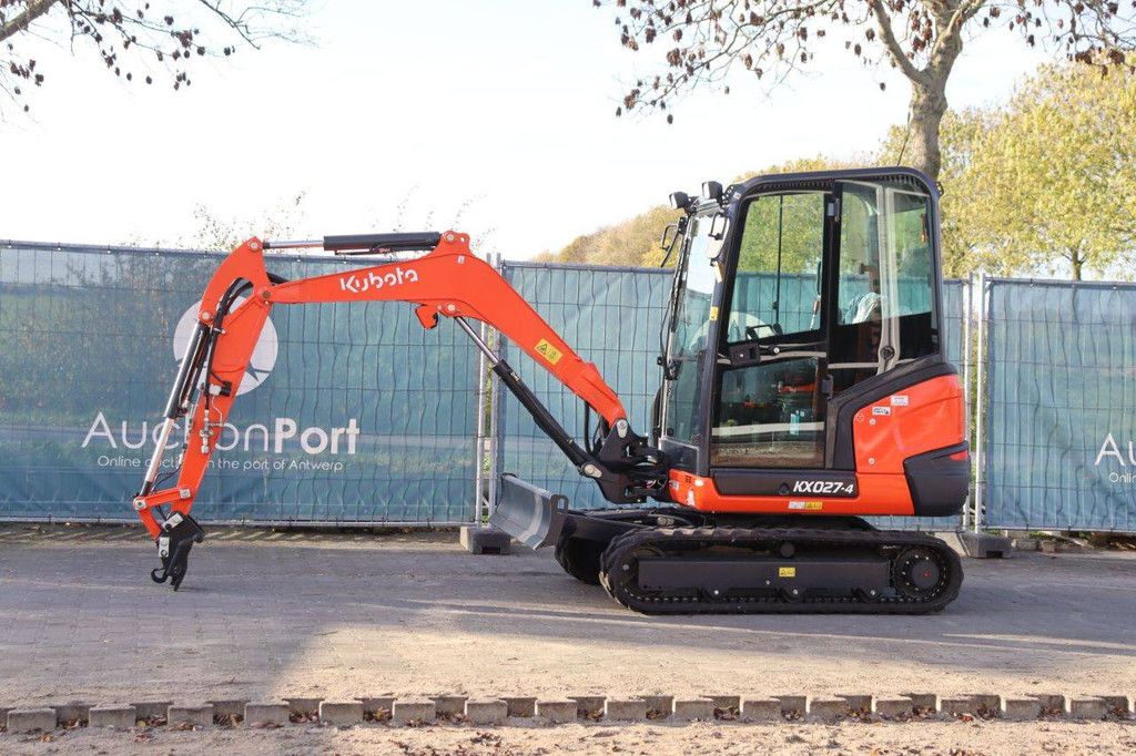 Kubota KX027-4 Diesel-Raupenbagger 17,5 kW, Baujahr 2020