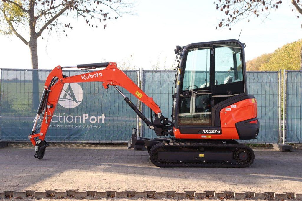 Kubota KX027-4 Diesel-Raupenbagger 17,5 kW, Baujahr 2020