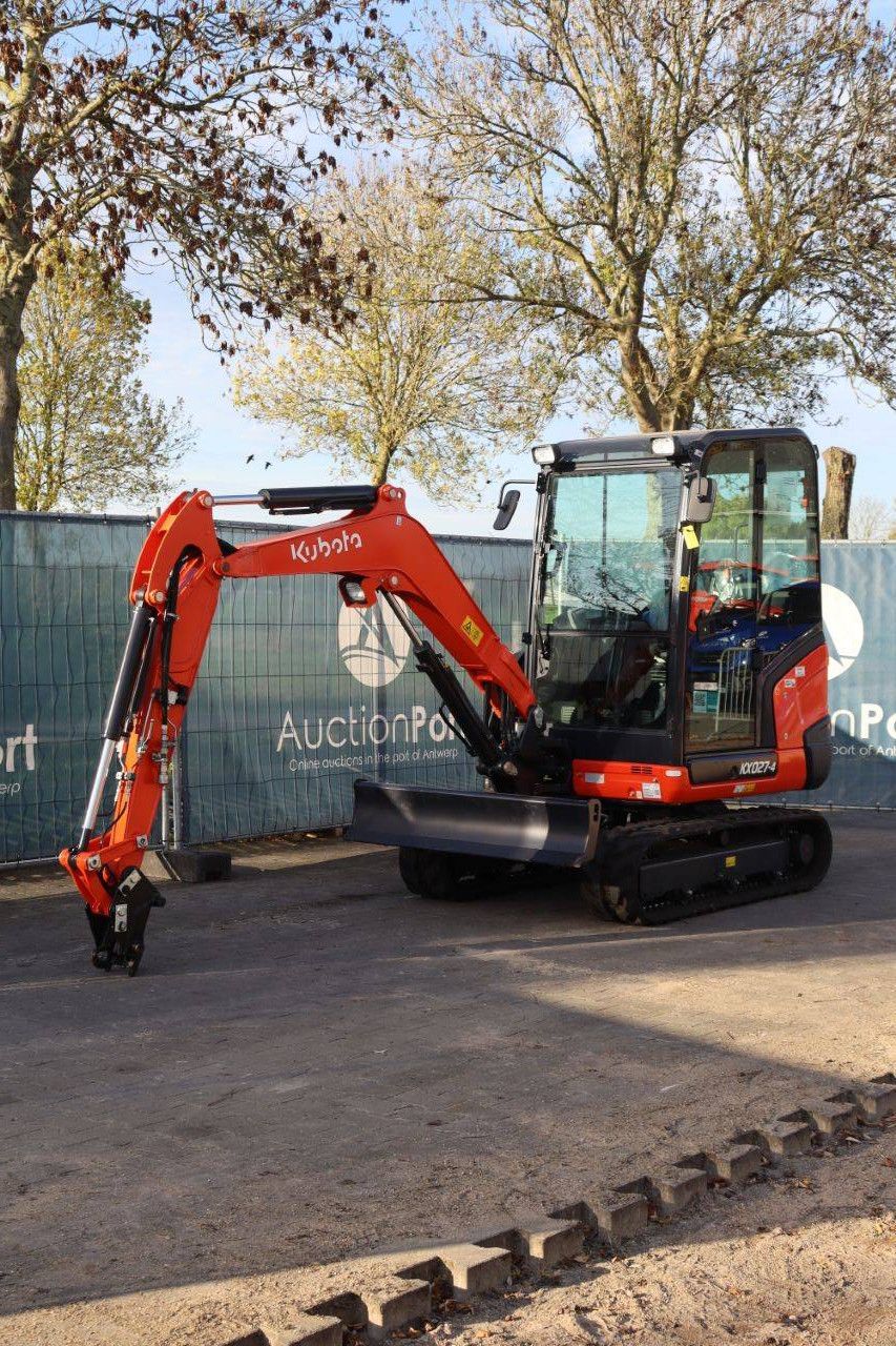 Kubota KX027-4 Diesel-Raupenbagger 17,5 kW, Baujahr 2020