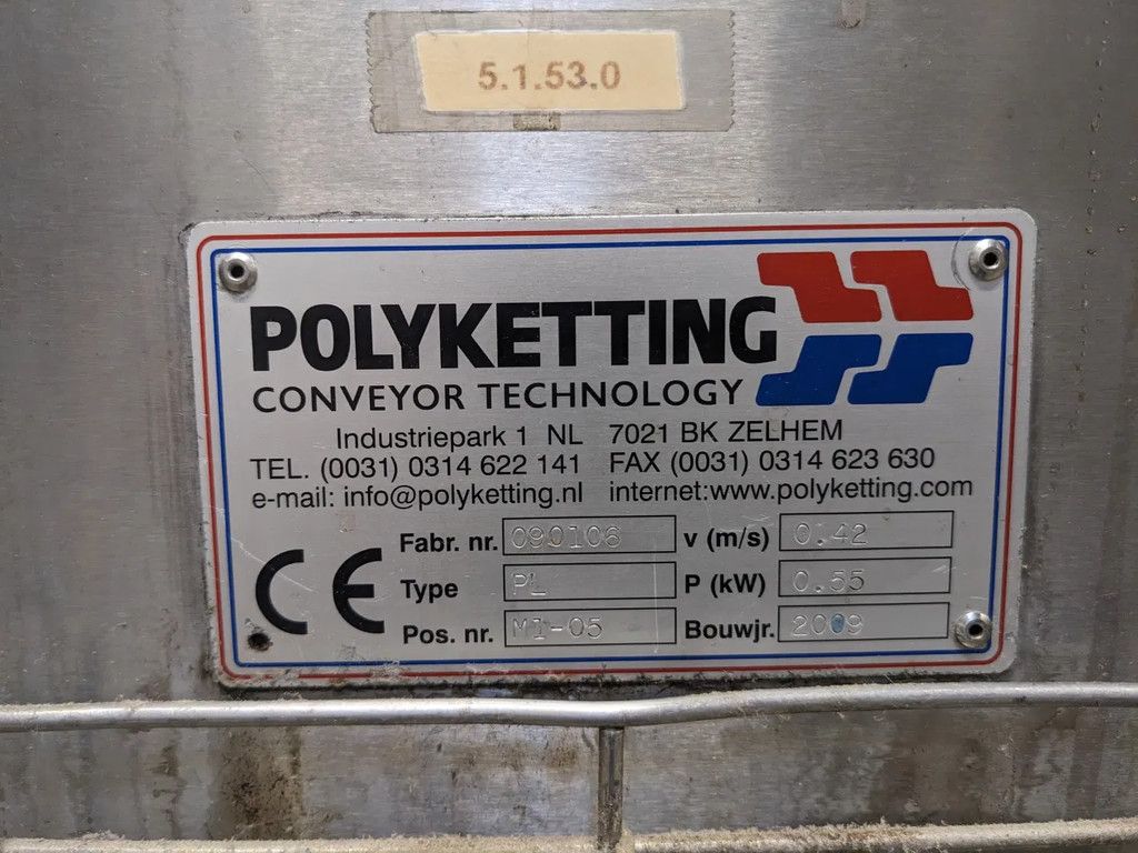 Polyketting 23 Meter flessen baan, MX820/880