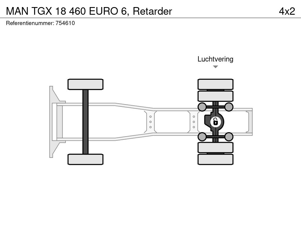 MAN TGX 18 460 EURO 6, Retarder