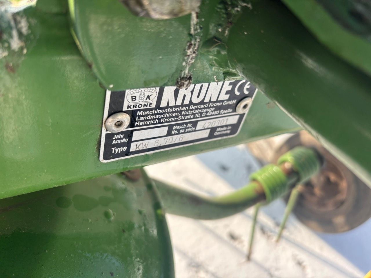 Krone KW 6.70 schudder 6 elements