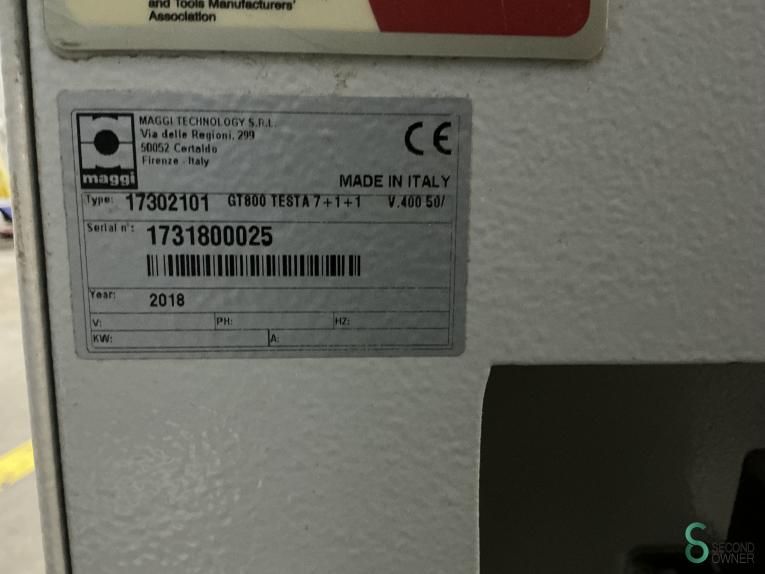 CNC Drilling Machines Maggi GT 800 2018