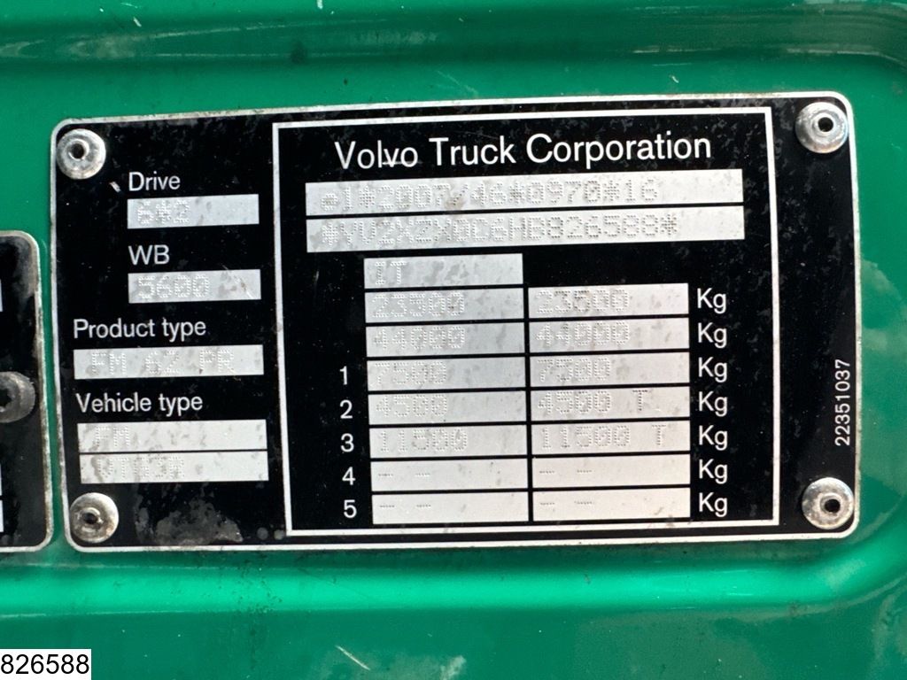 Volvo FM 450 EURO 6, Retarder, Standairco, Hydraulic