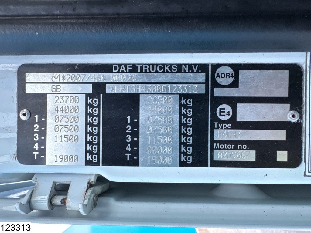 DAF XF 460 6x2, EURO 6, ACC, PTO, RHD