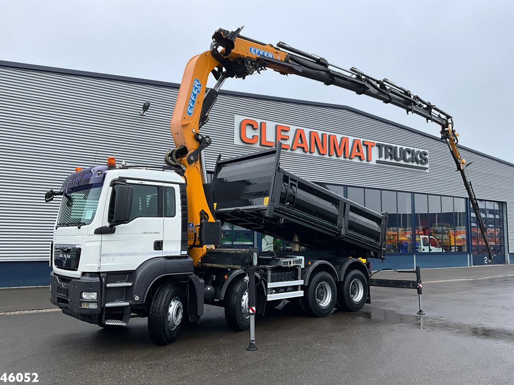 Man TGS 41.480 8x4 Effer 47 Tonmeter laadkraan + Fly-Jib! Just 56.591 km!