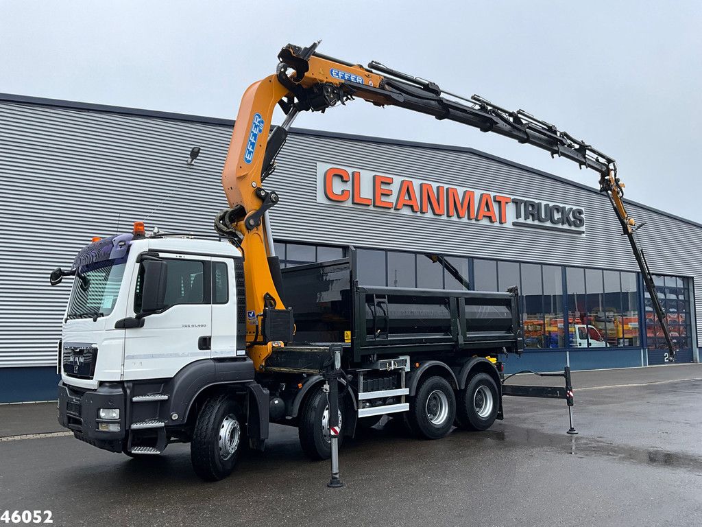 Man TGS 41.480 8x4 Effer 47 Tonmeter laadkraan + Fly-Jib! Just 56.591 km!