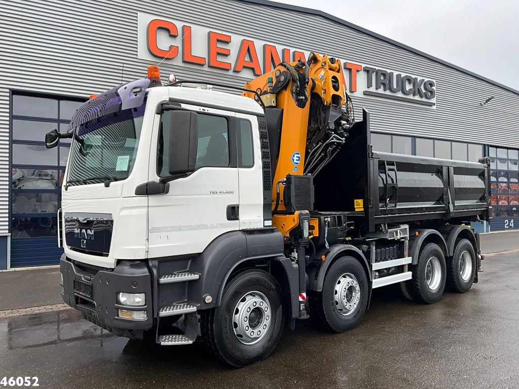 Man TGS 41.480 8x4 Effer 47 Tonmeter laadkraan + Fly-Jib! Just 56.591 km!