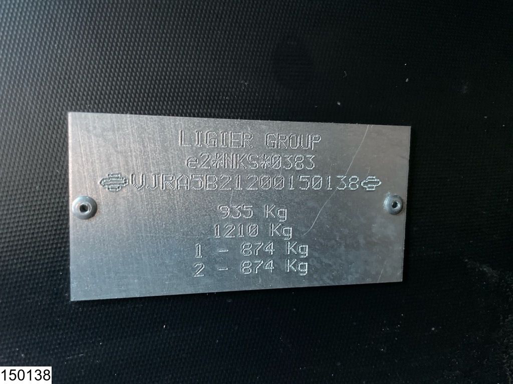 Ligier Quad be sun 50km/h, 33847KM, electric