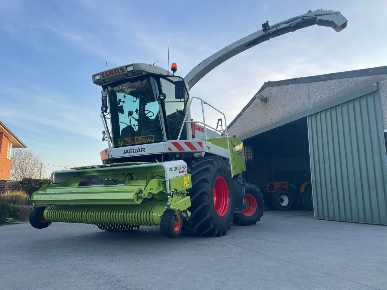 Komt binnen! Claas Jaguar 880