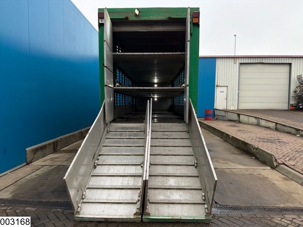 Renault Premium 430 Dxi 6x2, EURO 5, PTO, livestock trailer with 3 decks