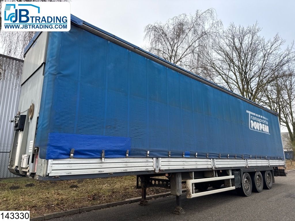 Lecitrailer Tautliner Lifting roof, Aluminium plates