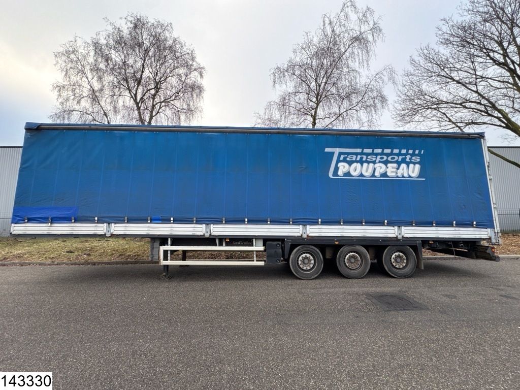 Lecitrailer Tautliner Lifting roof, Aluminium plates