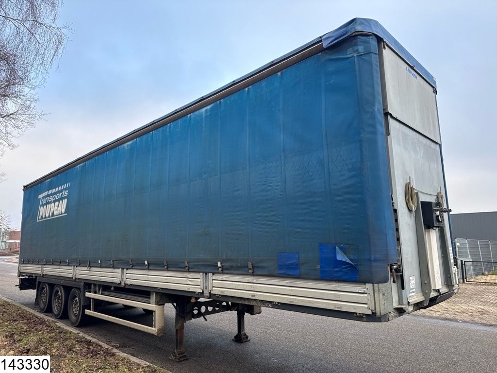 Lecitrailer Tautliner Lifting roof, Aluminium plates