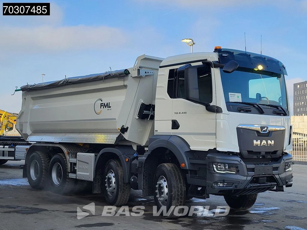 MAN TGS TGS 41.440 8X4 NEW! 20m3 KH tipper Steelsuspension Big-Axle Automatic Euro 6